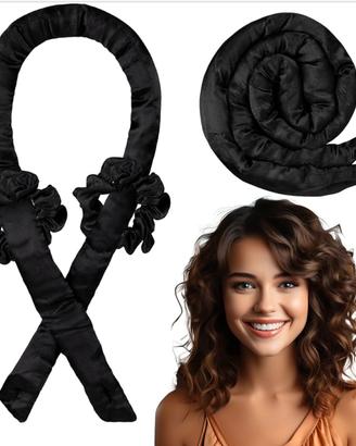 Bigodino lungo boccoli con due fermacapelli set
