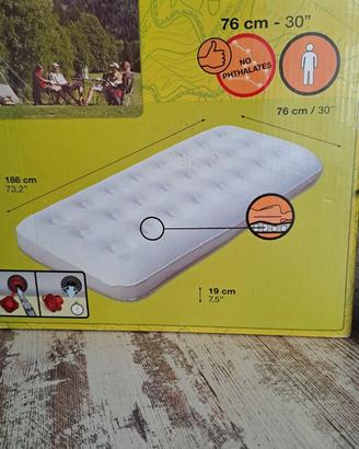 Materasso singolo e cuscino gonfiabili