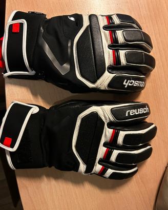 Guanti sci in pelle