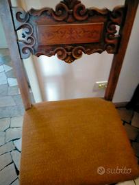 sedia di legno antica