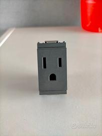 Prese USA 2p-t Vimar Idea 16245 grigio