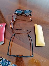 Occhiali da sole neri e da vista 1,5 tartaruga