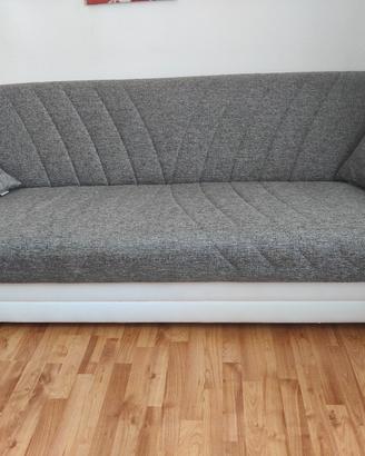 Divano letto 3 posti a ribalta clic-clac