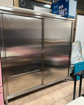 Mobile dispensa professionale in acciaio inox