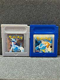 Pokemon Blu e Argento Game Boy ITA Originali