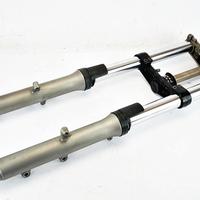 YAMAHA TDM 900 02 14 forcella con piastre