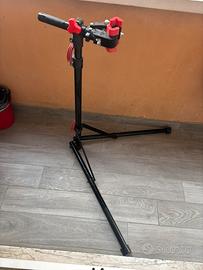Cavalletto manutenzione bicicletta bici mtb