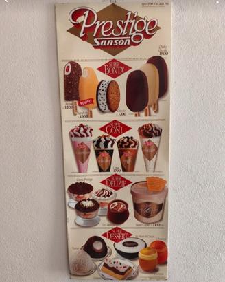 Insegna gelati Sanson Prestige 1996