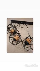 Lampadario a sospensione stile industriale 