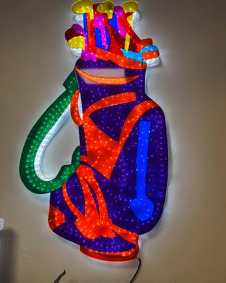 Scultura Sacca Golf Marco LODOLA originale
