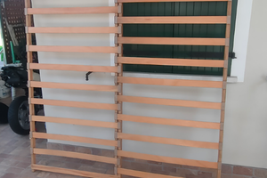 Rete letto a doghe estensibile x camper roulotte