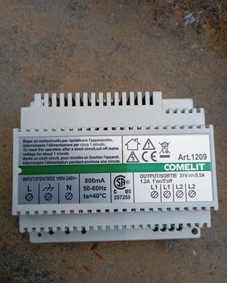 alimentatore videocitofono comelit