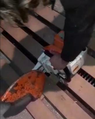 stihl TS 510 av troncatrice ferro cemento concrete