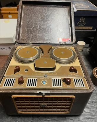 Magnetofono Geloso G.255 Vintage Anni50 funzionant