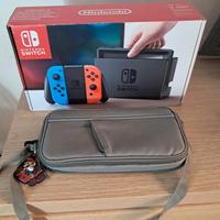 Nintendo Switch Completa Blu e rossa Nuova 