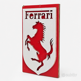 Insegna Ferrari Cavallino Rampante vintage