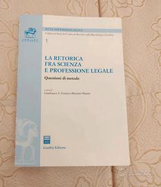 Libro La retorica fra scienza e professione legale