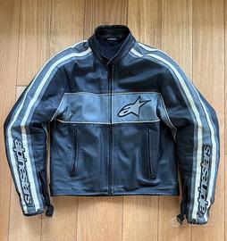 Giacca moto pelle Alpinestars tg.50 originale