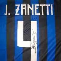 maglia autografata inter zanetti