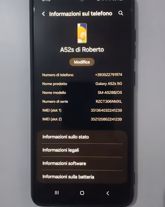 Samsung Galaxy A52s 5G 128GB - cover e pellicola