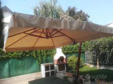 Ombrello con palo laterale 4x3 prezzo trattabile