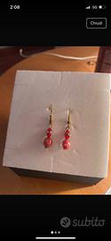 orecchini rossi