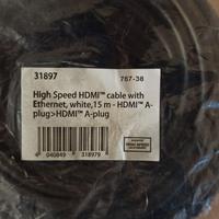 CAVO HDMI 3D con connettori Ethernet HDMI 15m