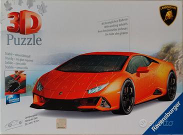 Puzzle 3D Lamborghini rossa 