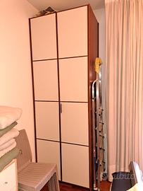 armadio SME  bianco e legno H 2,5 L  90 prof  60 
