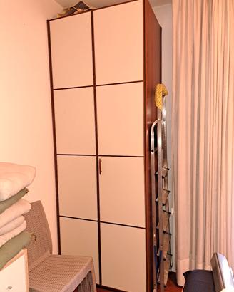 armadio SME  bianco e legno H 2,5 L  90 prof  60 