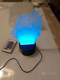 Lampada 3D One Piece 