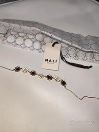 collana NALI margherite bianche placcato oro 14 KT