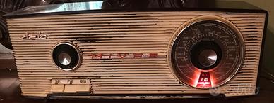 radio a valvole Mivar DELO, anni 60, funzionante 