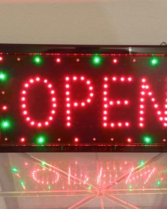 Cartello luminoso OPEN