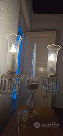 lampada cristallo di boemia