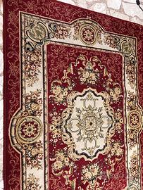 Tappeto persiano bordeaux e panna 1,80 x 1,20 m