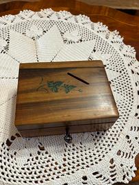 Antivo salvadanaio iintarsiato anni 60/70’vintage