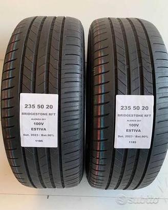 2 gomme 235 50 20 bridgestone rft a1185