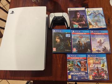PS5 disco con giochi