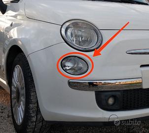 Fanale DX luci posizione antinebbia FIAT 500