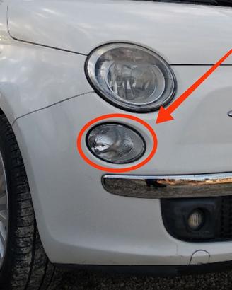 Fanale DX luci posizione antinebbia FIAT 500