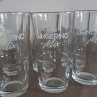 set 6 bicchieri Recoaro Gingerino Mix