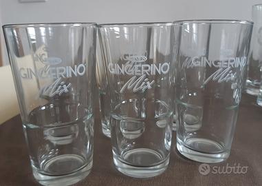 set 6 bicchieri Recoaro Gingerino Mix