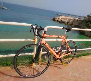 bici corsa uomo alluminio 2x9 MACINACHILOMETRI
