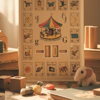 calendario perpetuo "forme" cameretta arredo