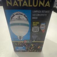 Lampada rotante led con effetti disco