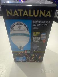 Lampada rotante led con effetti disco