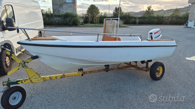 Barca Sessa 401 motore Jhonson 25 cv