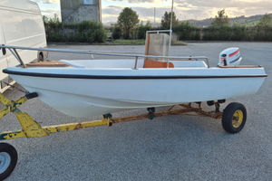 Barca Sessa 401 motore Jhonson 25 cv