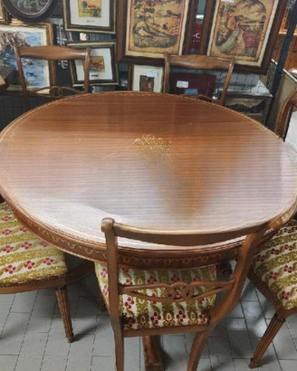 Set da Pranzo Classico Intarsiato